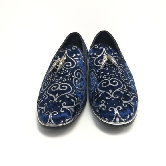 Men\'s Amali Navy Slip On Metallic Sparkle Details main image 6